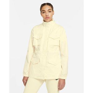 Nike Sportswear Women's M65 Woven Jacket Coconut Milk/Sesame (Yellow) CZ8972-114